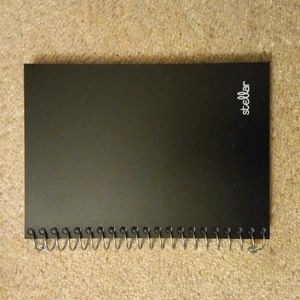 Stellar Notebook 📓 - College Ruled (Black)